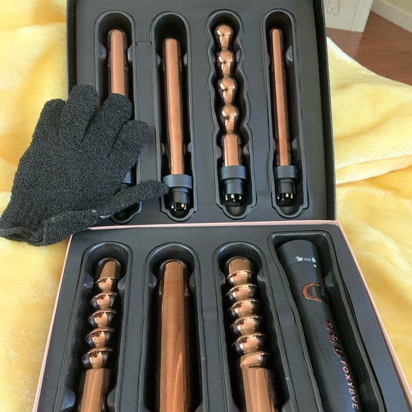 FoxyBae curling wand set, EUC - Picture 3 of 8